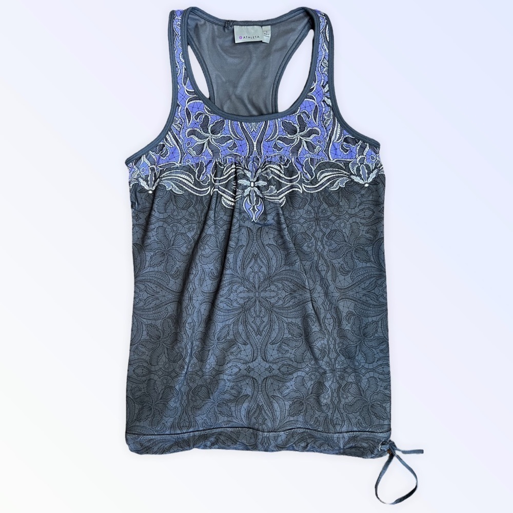 𝅺ATHLETA Tinker Racerback Tank with Built in Bra Size Small